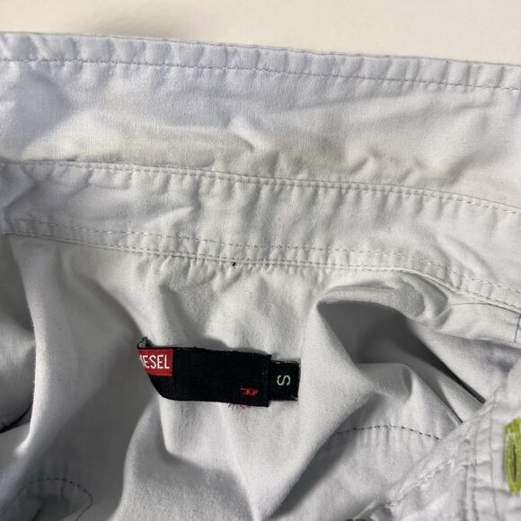 Diesel Western Shirt Mens S Casual Button Up Pearl Snap Plaid - Picture 5 of 8